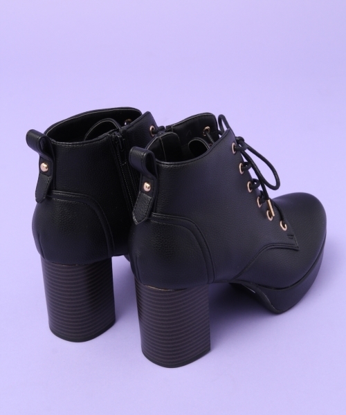 Heather(ヘザー)の「レースUPブーツ 768719(ブーツ・レディース・モカ/その他/ブラック/ダークブラウン・S/L/M/MEDIUM/LARGE/SMALL)」の7枚目の写真