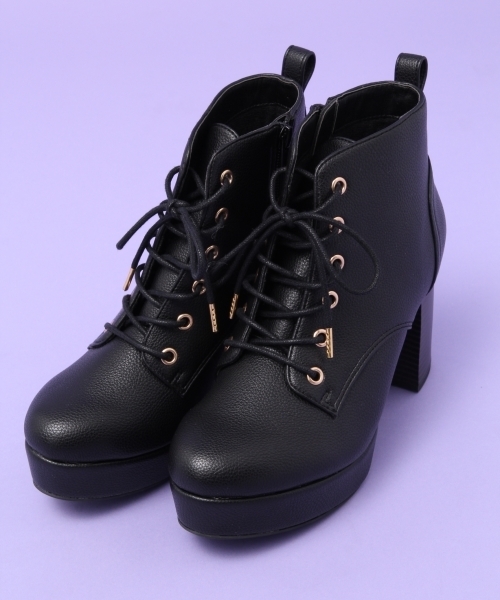 ヘザー　レースアップ　ブーツ Heather（ヘザー）の「レースUPブーツ 768719（ブーツ）」 - WEAR