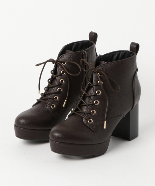 ヘザー　レースアップ　ブーツ Heather（ヘザー）の「レースUPブーツ 768719（ブーツ）」 - WEAR
