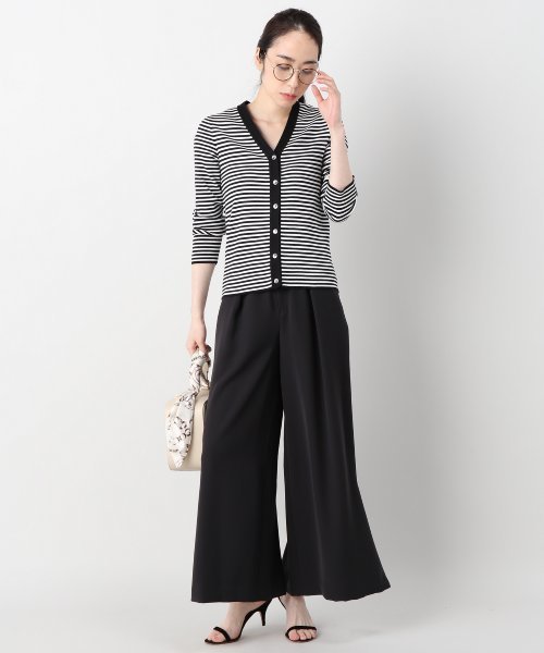 Spick & Span（スピックアンドスパン）の「マーセライズコットン Vカーディガン◆（カーディガン/ボレロ・レディース・ブラック/マルチ/グリーン系その他/その他5/キャメル/ボルドー・FREE）」の18枚目の写真