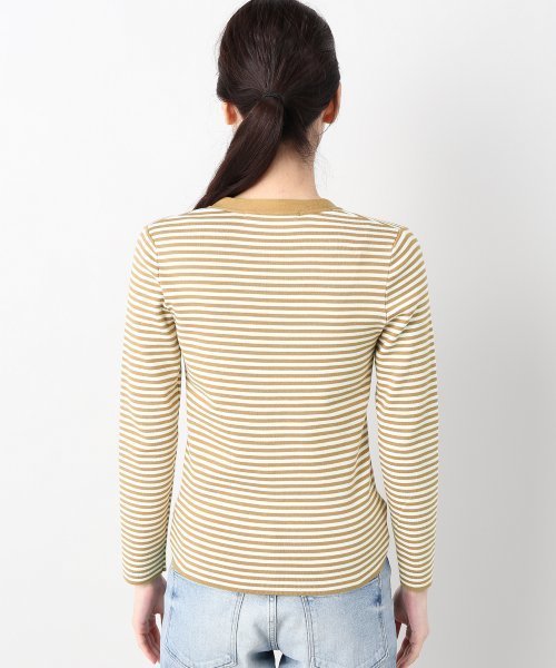 Spick & Span（スピックアンドスパン）の「マーセライズコットン Vカーディガン◆（カーディガン/ボレロ・レディース・ブラック/マルチ/グリーン系その他/その他5/キャメル/ボルドー・FREE）」の22枚目の写真