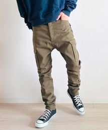 BEATJIVE | ストレッチテーパードちょいサルエルカーゴパンツ(カーゴパンツ)