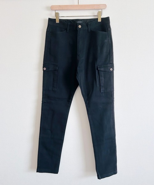 セール】カーゴパンツ ストレッチ ちょいサルエル テーパード スリム