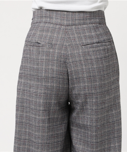 ENVYM（アンビー）の「グレンチェックワイドＰＴ（その他パンツ・レディース・グレー/ベージュ・S/M/XS）」の7枚目の写真