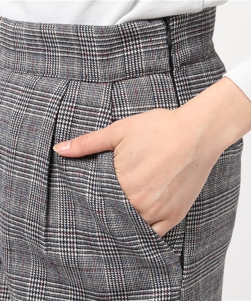 ENVYM（アンビー）の「グレンチェックワイドＰＴ（その他パンツ・レディース・グレー/ベージュ・S/M/XS）」の8枚目の写真