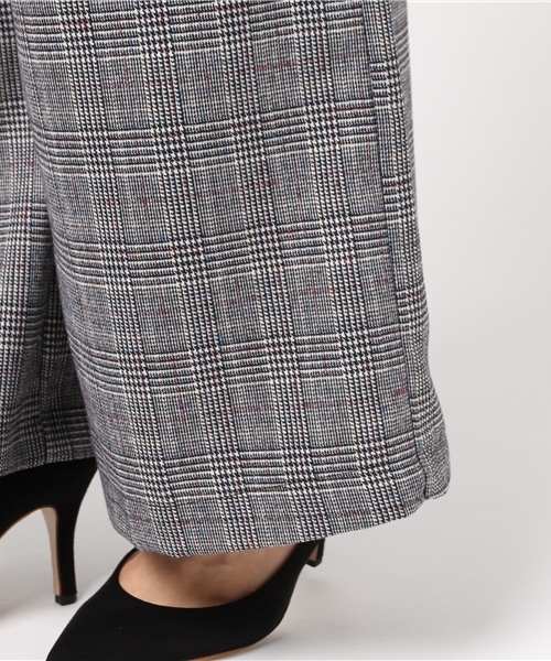 ENVYM（アンビー）の「グレンチェックワイドＰＴ（その他パンツ・レディース・グレー/ベージュ・S/M/XS）」の9枚目の写真