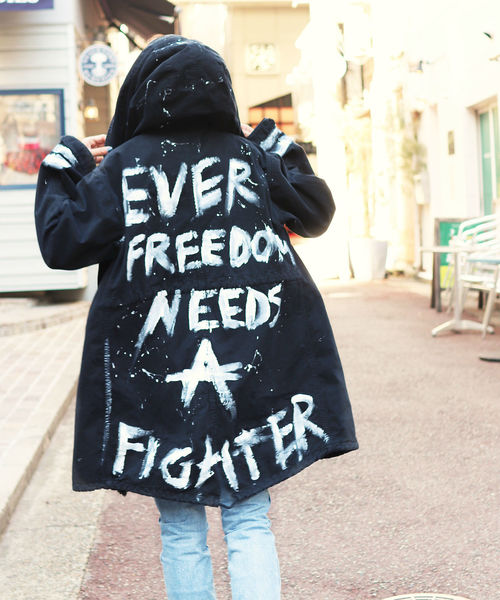 Front Street 8 Front Street 8 フロントストリート 8 ペイントモッズコート Wear