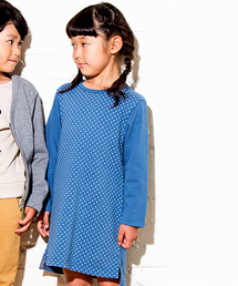 ドットプリントワンピース