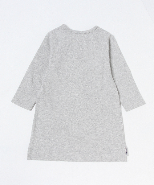 RAGMART(ラグマート)の「ドットプリントワンピース(ワンピース・キッズ・ブルー/グレー・100/110/120/130)」の3枚目の写真