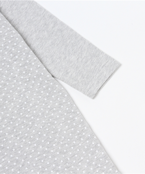 RAGMART(ラグマート)の「ドットプリントワンピース(ワンピース・キッズ・ブルー/グレー・100/110/120/130)」の5枚目の写真