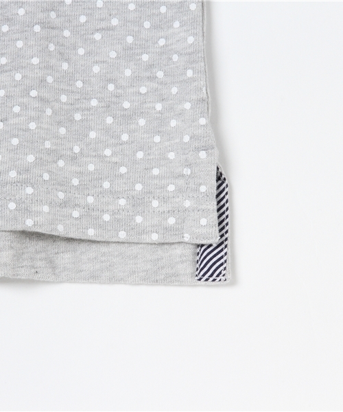 RAGMART(ラグマート)の「ドットプリントワンピース(ワンピース・キッズ・ブルー/グレー・100/110/120/130)」の6枚目の写真
