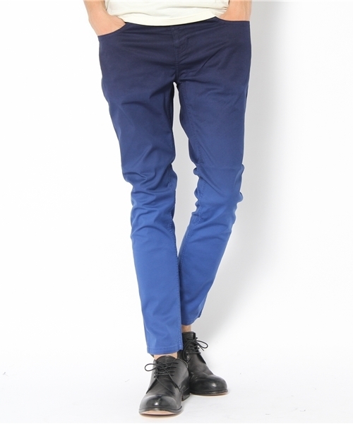 DIET BUTCHER(ダイエットブッチャー)の「DIET BUTCHER SLIM SKIN ×MIDWEST 【別注】ルーズフィットグラデーションチノパンツ(チノパンツ・メンズ・ベージュ/ネイビー/ホワイト・1/2/3)」の17枚目の写真
