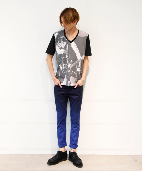 DIET BUTCHER(ダイエットブッチャー)の「DIET BUTCHER SLIM SKIN ×MIDWEST 【別注】ルーズフィットグラデーションチノパンツ(チノパンツ・メンズ・ベージュ/ネイビー/ホワイト・1/2/3)」の7枚目の写真