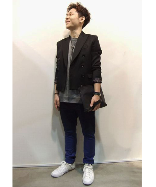 DIET BUTCHER(ダイエットブッチャー)の「DIET BUTCHER SLIM SKIN ×MIDWEST 【別注】ルーズフィットグラデーションチノパンツ(チノパンツ・メンズ・ベージュ/ネイビー/ホワイト・1/2/3)」の15枚目の写真