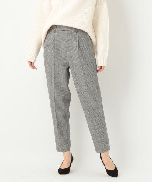 A part by（アパートバイ）の「TRPUチェックテーパードパンツ　778476（その他パンツ・レディース・ブラウン系その他/グレー系その他・MEDIUM/LARGE）」の5枚目の写真