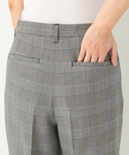 A part by（アパートバイ）の「TRPUチェックテーパードパンツ　778476（その他パンツ・レディース・ブラウン系その他/グレー系その他・MEDIUM/LARGE）」の12枚目の写真