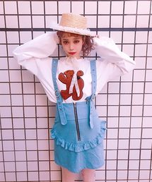 Swankiss | PP sugar check S/K(スカート)