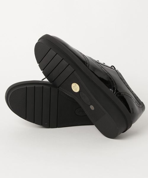 あしながおじさん（アシナガオジサン）の「◆ あしながおじさん ◆　厚底オックスフォードシューズ　3010001（ドレスシューズ・レディース・ブラック/ブラック×グリーン/クリアブラック・22.5cm/23.0cm/23.5cm/24.0cm/24.5cm）」の15枚目の写真