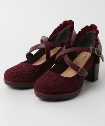 axes femme | クロスベルトレースパンプス(パンプス)