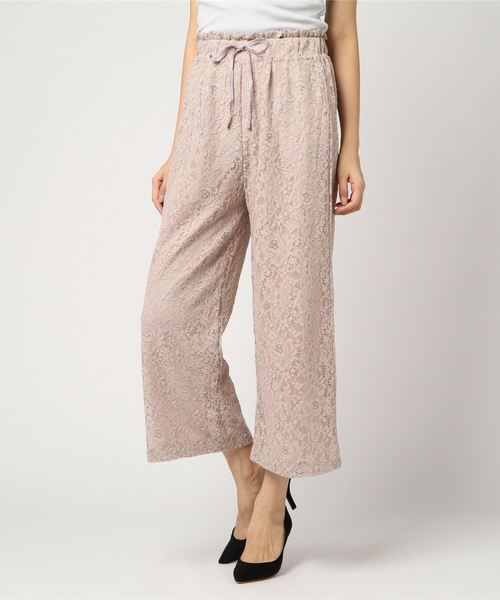 flower（フラワー）の「ブレスレースパンツ（その他パンツ・レディース・ホワイト/ベージュ・FREE）」の2枚目の写真
