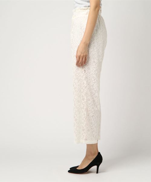 flower（フラワー）の「ブレスレースパンツ（その他パンツ・レディース・ホワイト/ベージュ・FREE）」の3枚目の写真