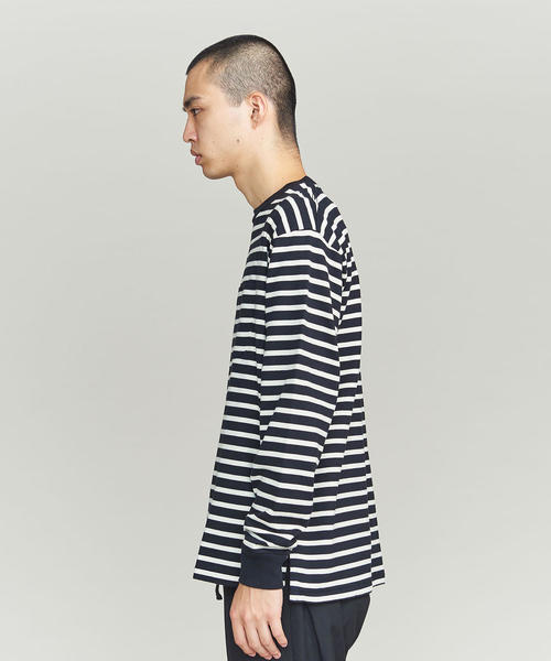 blurhms（ブラームス）の「＜blurhms＞ STRIPE POC CN/カットソー（T