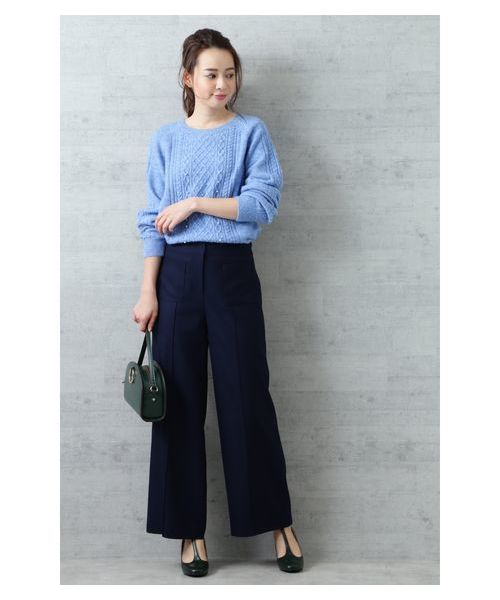 NATURAL BEAUTY BASIC（ナチュラルビューティーベーシック）の「【雑誌掲載】Tストラップパンプス（パンプス・レディース・ブラック/グリーン系その他・23.0cm/24.0cm/24.5cm/23.5cm）」の6枚目の写真