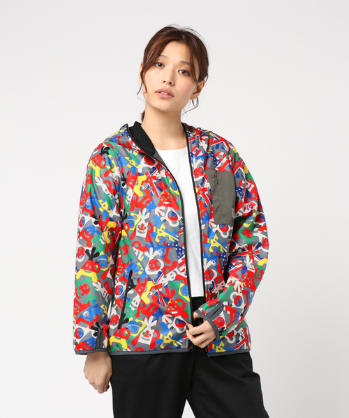 go slow caravan(ゴースローキャラバン)の「フリース昇華プリント パーカージャケット W(その他アウター・レディース・ブラック/ブラウン/レッド・FREE)」の1枚目の写真