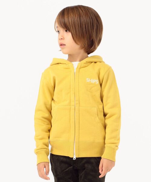 SHIPS（シップス）の「SHIPS KIDS:ロゴ フード ジップ パーカー
