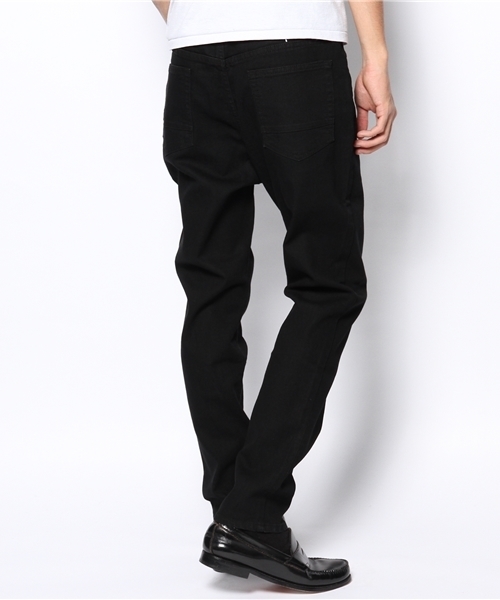 WEGO（ウィゴー）の「WEGO/テーパードカラーデニムパンツ（デニムパンツ・メンズ・ホワイト/ブラック/ネイビー・MEDIUM/SMALL/LARGE）」の5枚目の写真