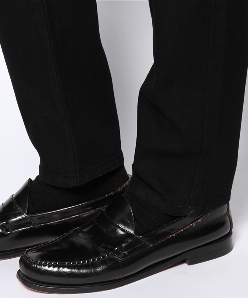 WEGO（ウィゴー）の「WEGO/テーパードカラーデニムパンツ（デニムパンツ・メンズ・ホワイト/ブラック/ネイビー・MEDIUM/SMALL/LARGE）」の9枚目の写真