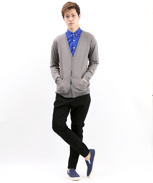 WEGO（ウィゴー）の「WEGO/テーパードカラーデニムパンツ（デニムパンツ・メンズ・ホワイト/ブラック/ネイビー・MEDIUM/SMALL/LARGE）」の13枚目の写真