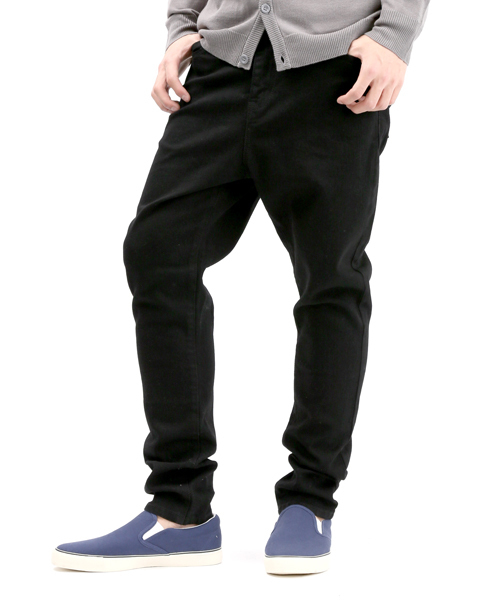 WEGO（ウィゴー）の「WEGO/テーパードカラーデニムパンツ（デニムパンツ・メンズ・ホワイト/ブラック/ネイビー・MEDIUM/SMALL/LARGE）」の14枚目の写真