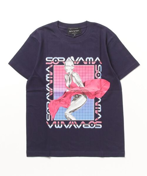 Sync.（スィンク）の「Sync.【HAJIME SORAYAMA】TEE "SEXY ROBOT 03"（Tシャツ/カットソー・メンズ・ブラック/ネイビー/ブラック×イエロー/ホワイト・LARGE/MEDIUM/X-LARGE/XX-LARGE/SMALL）」の4枚目の写真