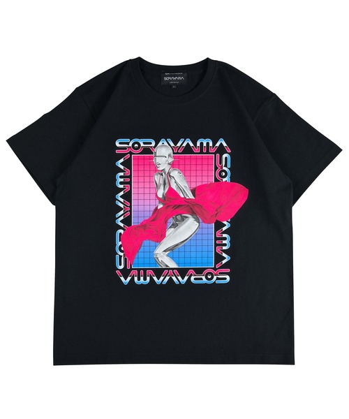 Sync.（スィンク）の「Sync.【HAJIME SORAYAMA】TEE "SEXY ROBOT 03"（Tシャツ/カットソー・メンズ・ブラック/ネイビー/ブラック×イエロー/ホワイト・LARGE/MEDIUM/X-LARGE/XX-LARGE/SMALL）」の3枚目の写真