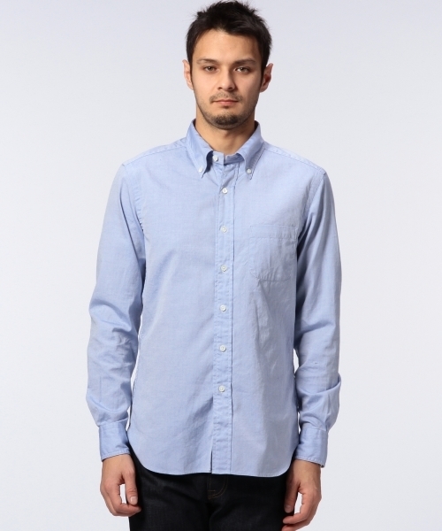 UNITED ARROWS(ユナイテッドアローズ)の「UAS オックスボタンダウン シャツ ◆(シャツ/ブラウス・メンズ・ホワイト/コバルトブルー・SMALL/X-LARGE/MEDIUM/LARGE/X-SMALL)」の3枚目の写真