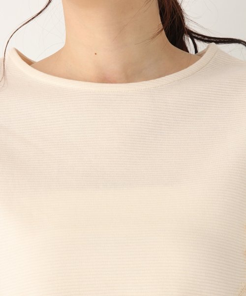 GLOBAL WORK（グローバルワーク）の「カタレースＴ半袖/836568（Tシャツ/カットソー・レディース・ブラック/ネイビー/オフホワイト/ベージュ系その他3・MEDIUM/LARGE）」の14枚目の写真