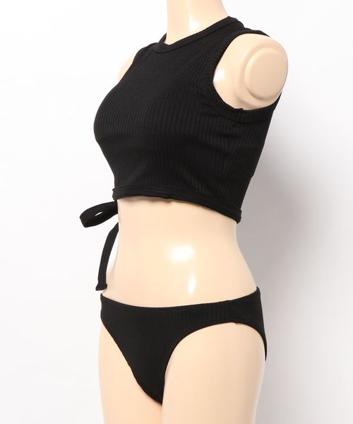 KOBE LETTUCE（コウベレタス）の「サイドリボンリブタンクトップビキニ
