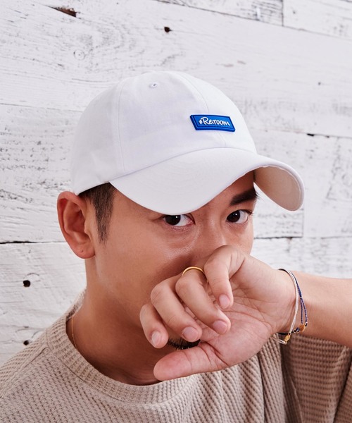 #Re:room（リルーム）の「ラバーロゴツイルキャップ（キャップ・メンズ・ホワイト/ブラック/カーキ・FREE）」の6枚目の写真