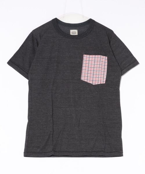 PARKS TOKYO SELECT（パークストウキョウセレクト）の「【US RAGS】（UN）ポケット Tシャツ（Tシャツ/カットソー・メンズ・ライトブラック/ブラック系その他・MEDIUM/SMALL）」の2枚目の写真