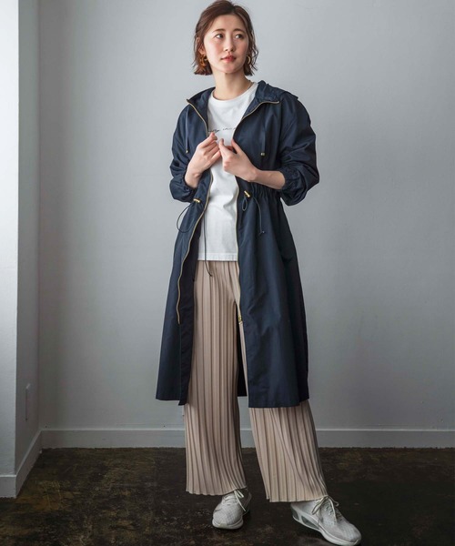 GeeRA（ジーラ）の「ロング丈マウンテンパーカー（マウンテンパーカー・レディース・ベージュ/カーキ/ネイビー・MEDIUM/LARGE/X-LARGE）」の13枚目の写真