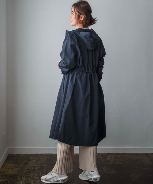 GeeRA（ジーラ）の「ロング丈マウンテンパーカー（マウンテンパーカー・レディース・ベージュ/カーキ/ネイビー・MEDIUM/LARGE/X-LARGE）」の15枚目の写真