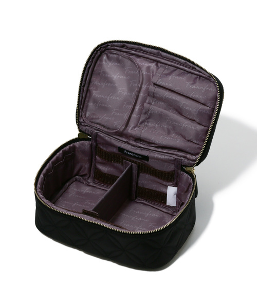 Francfranc（フランフラン）の「ベル バニティポーチ S ブラック（ポーチ・レディース・マルチ・FREE）」の5枚目の写真