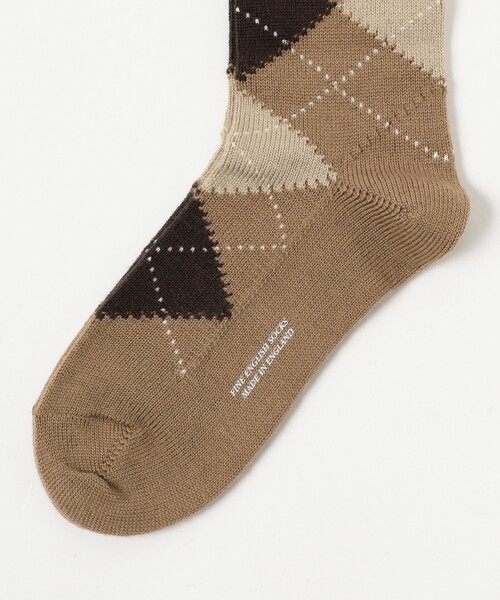 Pantherella（パンセレラ）の「Pantherella / アーガイルソックス（ソックス/靴下・メンズ・チャコールグレー/ブラック/オリーブ/ネイビー/ダークブラウン/その他/ブラック系その他4/ブラウン系その他4/オレンジ/その他1/その他2/ライトブラウン・SMALL/MEDIUM）」の18枚目の写真