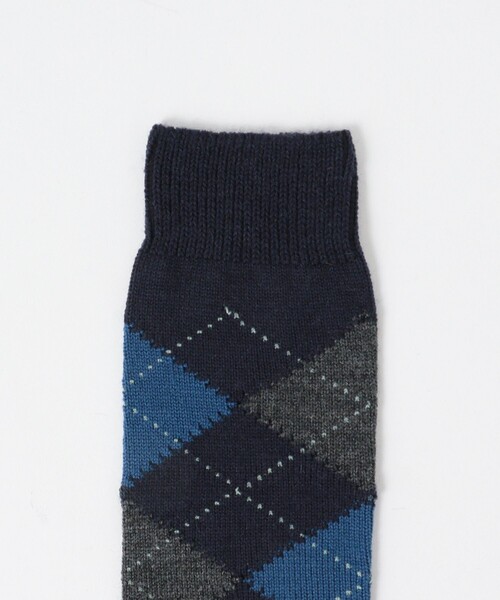 Pantherella（パンセレラ）の「Pantherella / アーガイルソックス（ソックス/靴下・メンズ・チャコールグレー/ブラック/オリーブ/ネイビー/ダークブラウン/その他/ブラック系その他4/ブラウン系その他4/オレンジ/その他1/その他2/ライトブラウン・SMALL/MEDIUM）」の22枚目の写真