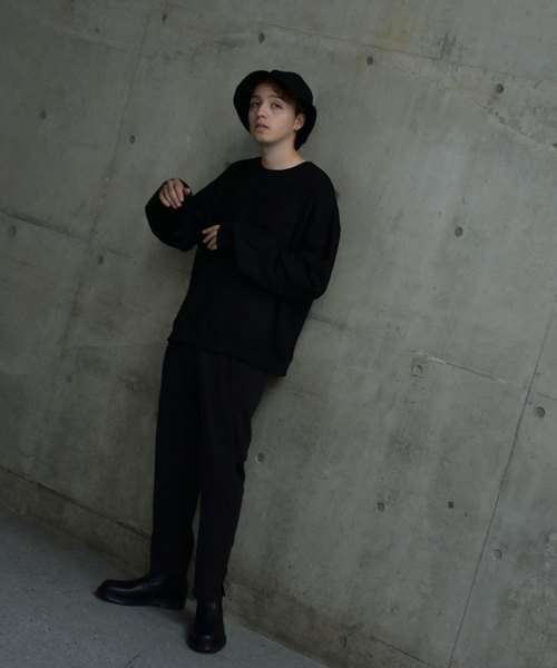 NILWAY（ニルウェイ）の「ポリスエード袖ボリュームスウェットトレーナー（スウェット・メンズ・ライトグレー/ブラック/ベージュ・MEDIUM/LARGE/X-LARGE）」の11枚目の写真