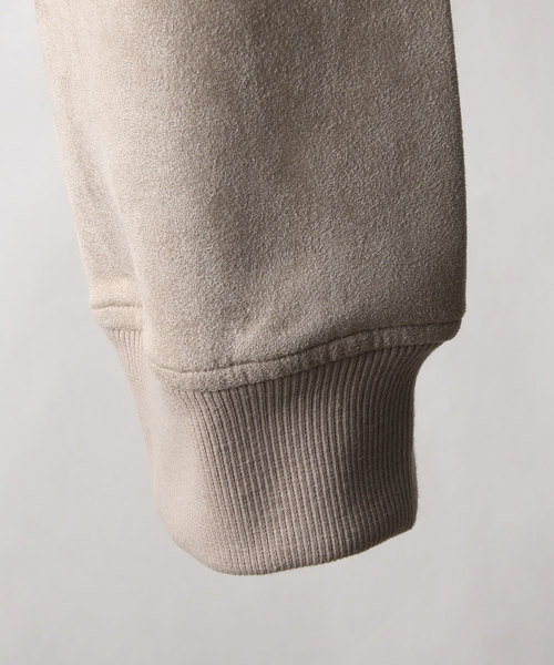 NILWAY（ニルウェイ）の「ポリスエード袖ボリュームスウェットトレーナー（スウェット・メンズ・ライトグレー/ブラック/ベージュ・MEDIUM/LARGE/X-LARGE）」の13枚目の写真