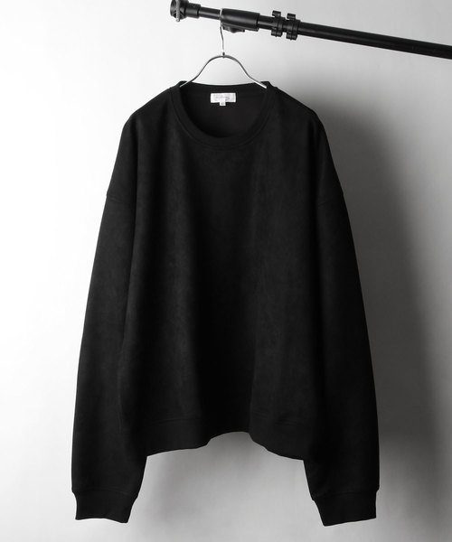 NILWAY（ニルウェイ）の「ポリスエード袖ボリュームスウェットトレーナー（スウェット・メンズ・ライトグレー/ブラック/ベージュ・MEDIUM/LARGE/X-LARGE）」の16枚目の写真