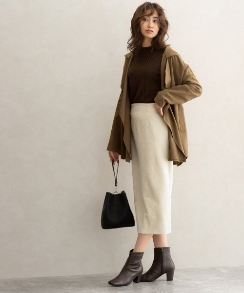 Pierrot（ピエロ）の「スクエアトゥブーツ（ブーツ・レディース・ブラック系その他2/ブラウン/ブラック系その他・LL/L/S/M）」の14枚目の写真