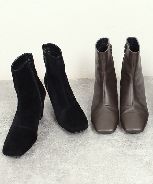 Pierrot（ピエロ）の「スクエアトゥブーツ（ブーツ・レディース・ブラック系その他2/ブラウン/ブラック系その他・LL/L/S/M）」の16枚目の写真